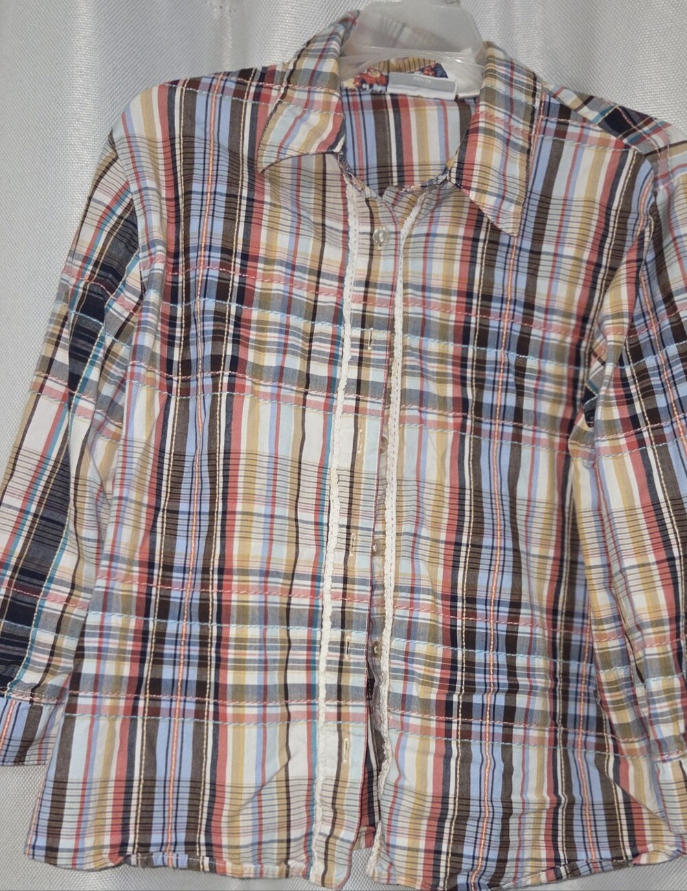 Alfred DUNNERMulti-Color Plaid Button-Up Shirt